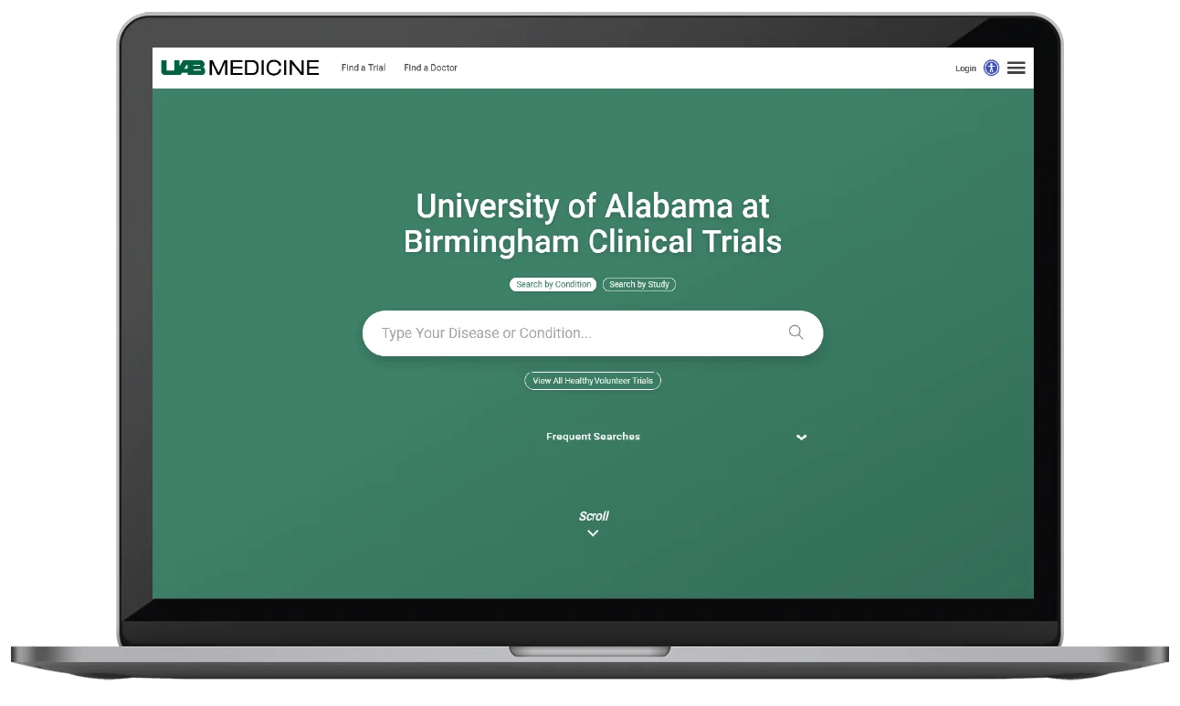 XpertTrial application used by University of Alabama Birmingham