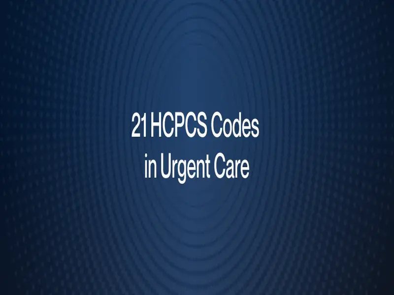 HCPCS_cpt_Utilization_Urgent_Care_Analysis_Chart Chart depicting the frequency and median values of the top HCPCS in urgent care